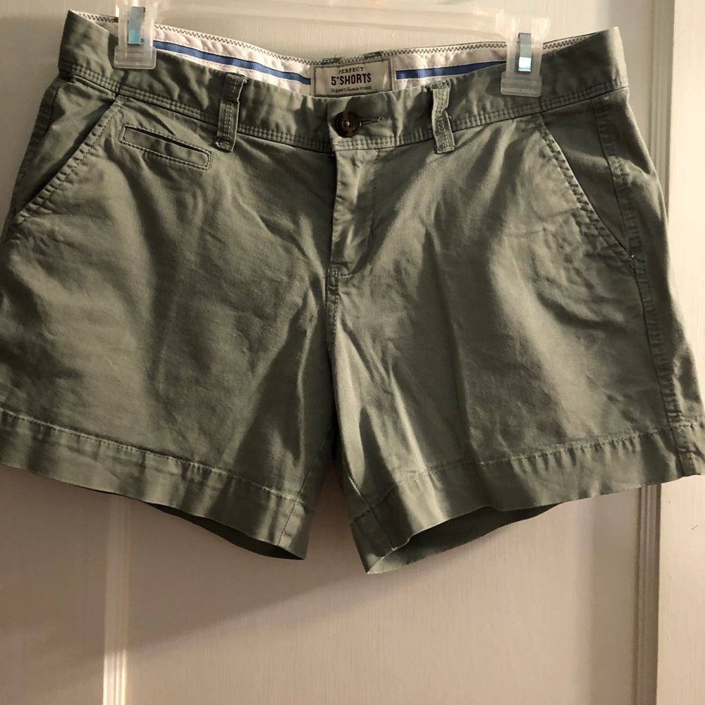 Olive colored Old Navy 5” shorts